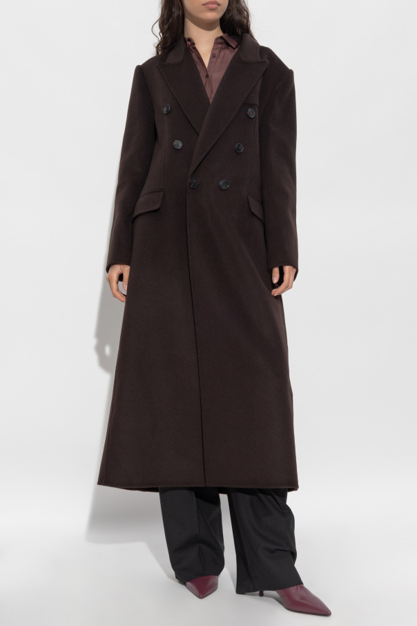 Brown Wool coat Victoria Beckham - Vitkac AS